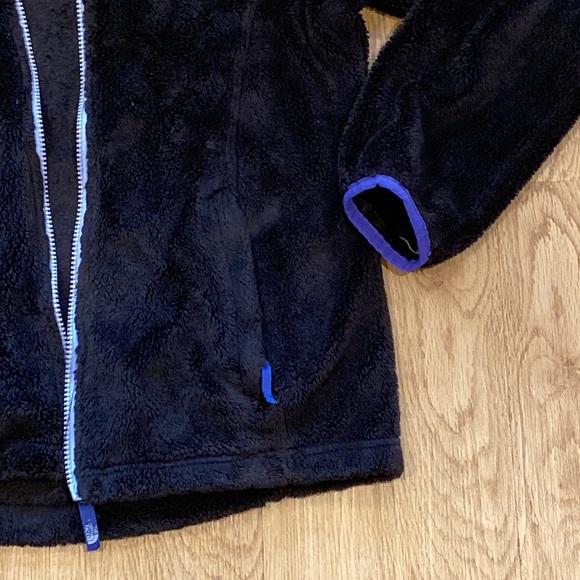 The Northface fleece jacket snuggly with inside/outside pockets - sz 14/16 - Picture 3 of 10